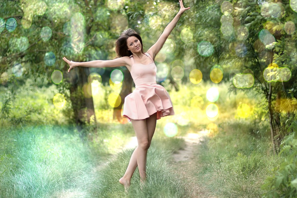 dancing girl in picture